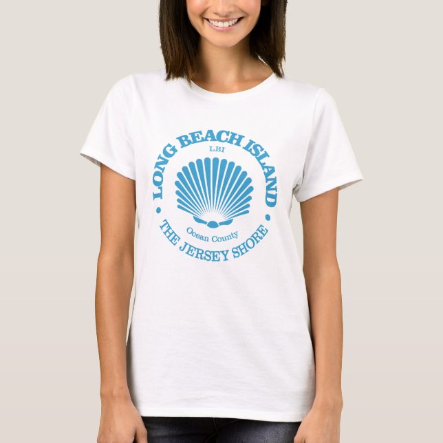 Camiseta Long Beach Island (concha) (Frente)
