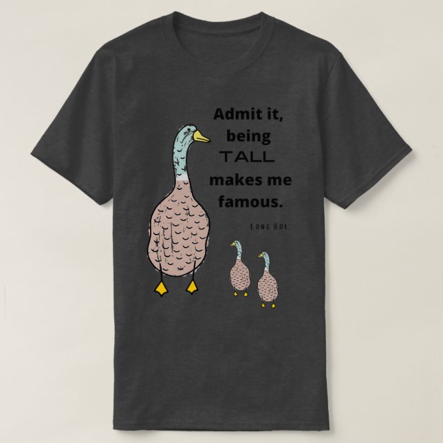 Camiseta Long Boi Duck (Frente do Design)