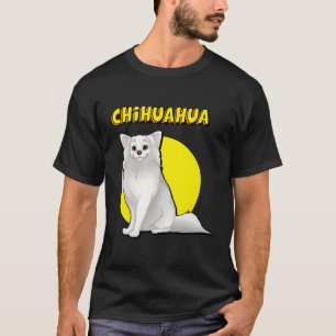 Camiseta Long Haired White Chihuahua