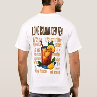 Camiseta Long Island Iced Tea T-Shirt – Bold Retro Cocktail