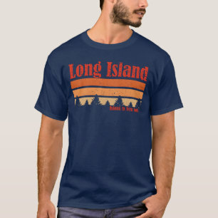 Camiseta Long Island Nova York Resistiu aos Anos 70 e 80 Es