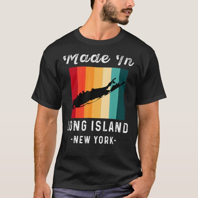 Camiseta Long Island NY Souvenir Native Long Islander Vinta (Frente)