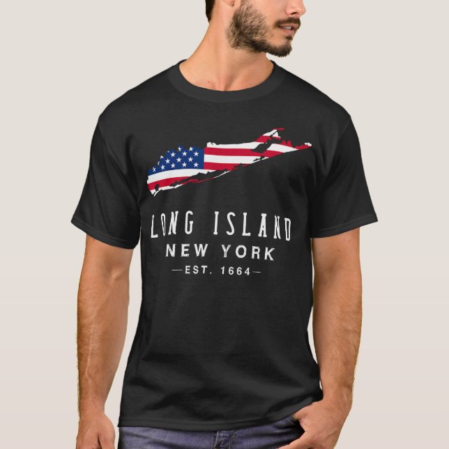Camiseta Long Island Ny Souvenir Teto Nativo Long Islander  (Frente)