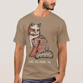 Camiseta Long Island Red Tribal Do Native American Trabalho