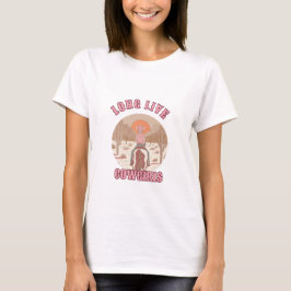 Camiseta Long live cowgirls - Rodeo Western Cowgirl