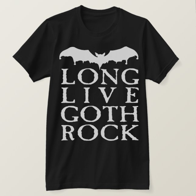 Camiseta Long Live Gótico Rock (Frente do Design)
