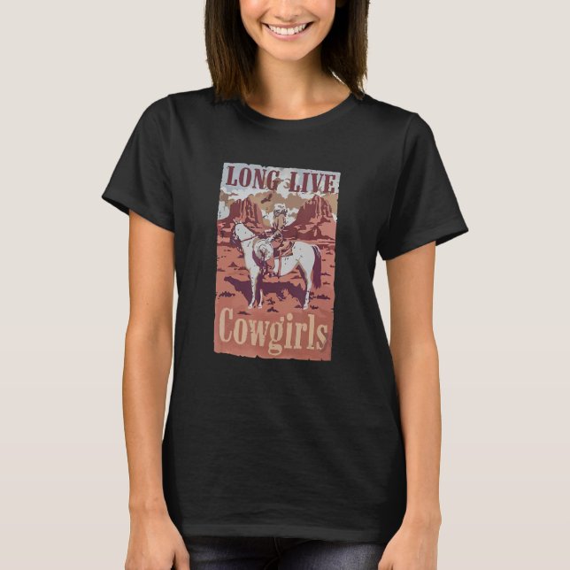 Camiseta Long Live Howdy Rodeo Oeste País A Sul (Frente)