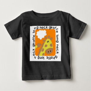 Camiseta Long Neck Giraffe Baby Raglan