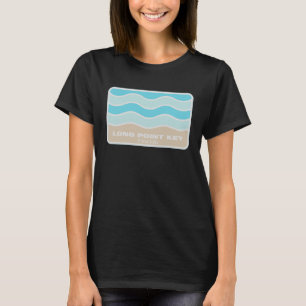 Camiseta Long Point Key Florida Retro FL Waves Beach Souven