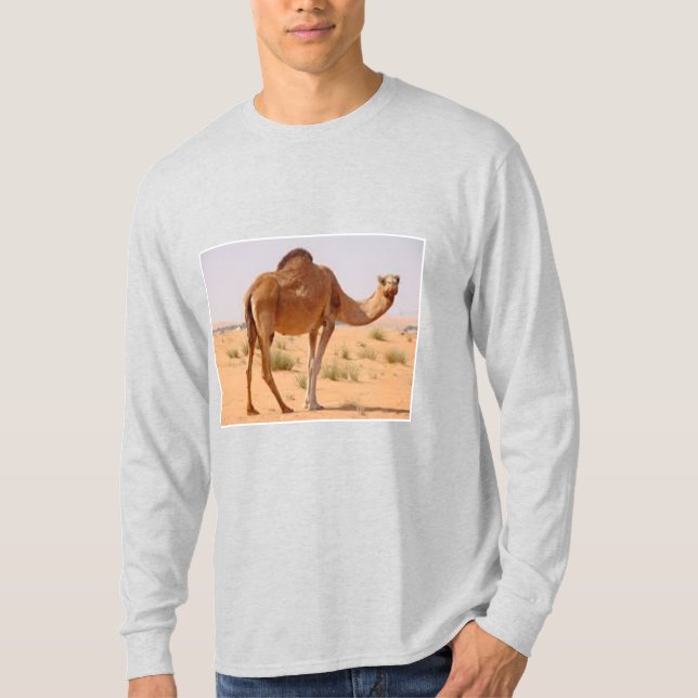 Camiseta Long Sleeve T-Shirt ash  men  I  LOVE  SAHARA  (Frente)