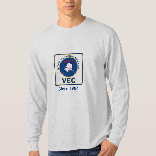 Camiseta Long Sleeve T-Shirt Centered Emblem (VEC) (Frente)