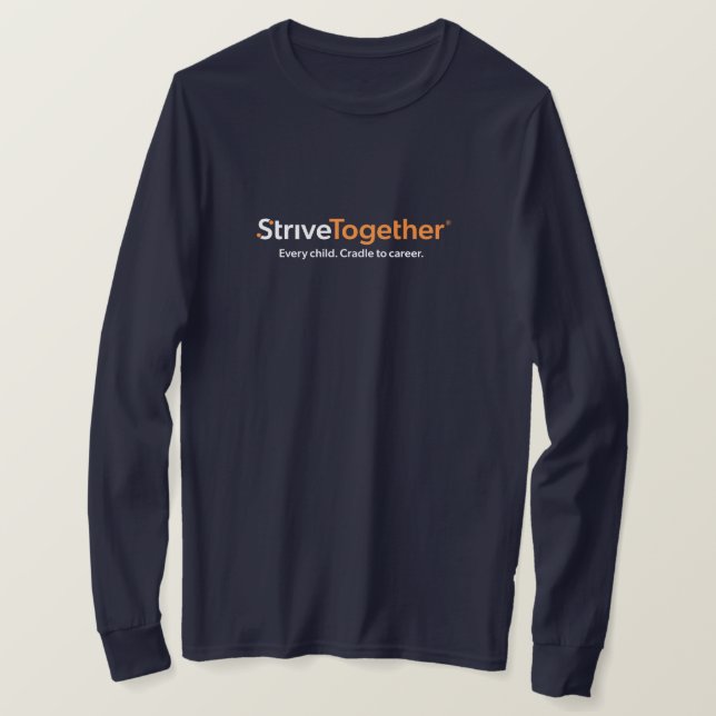 Camiseta Long Sleeve T-Shirt - Navy (Frente do Design)