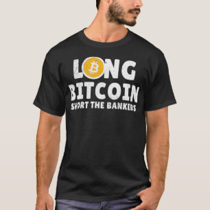 Camiseta Longa BTC Curta o Cripto Trader BTC