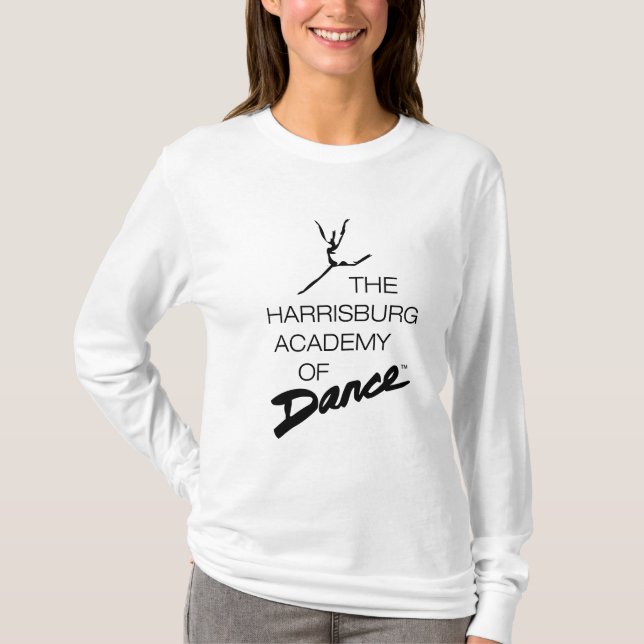 camiseta longa da Capa das mulheres de (Frente)