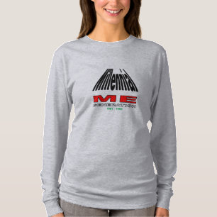 Camiseta longa de manga feminina do Milênio