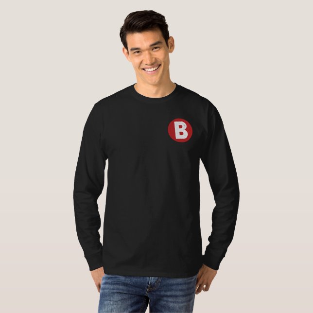Camiseta Longa de Mão Masculina (Frente Completa)