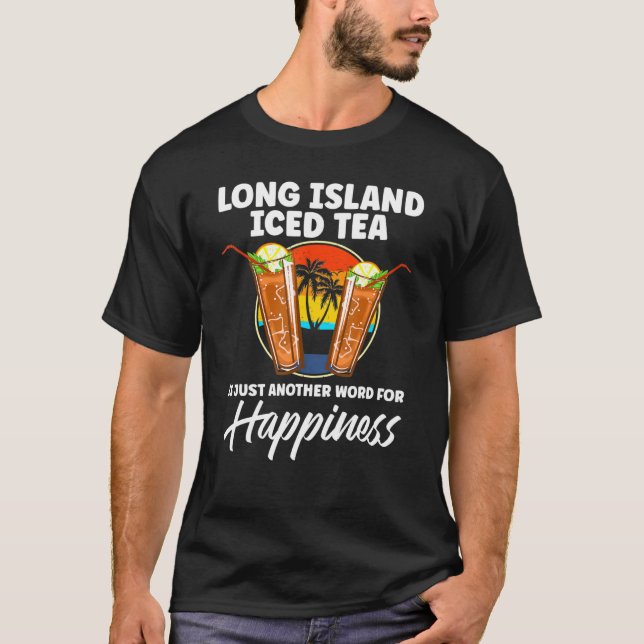 Camiseta Longa Ilha Tea Cocktail Molhado Felicidade (Frente)