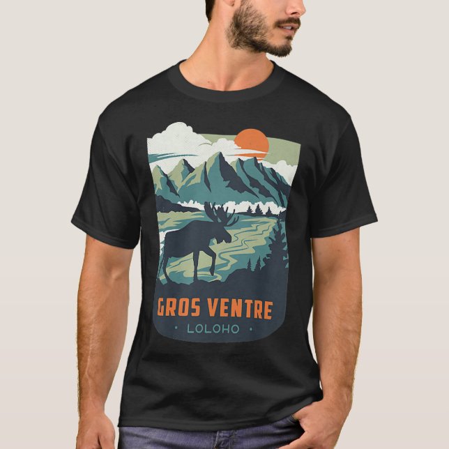 Camiseta Longa Lua de mel LOLOHO Gros Ventre Selvagem (Frente)