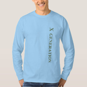 Camiseta Longa manga T-Shirt X Generation