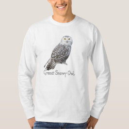 Camiseta Longa Snowy Owl