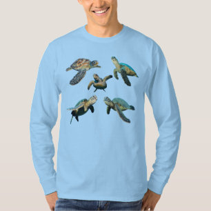 Camiseta Longa Tartaruga Marinha
