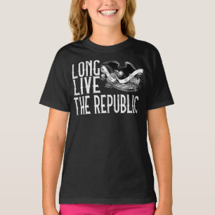 Camiseta LONGA VIDA A REPÚBLICA - COM Águia e Banner