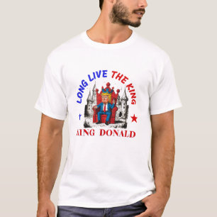 CAMISETA LONGA VIDA AO REI: DONALD TRUMP