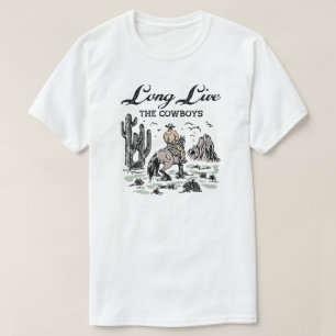Camiseta Longa Vida Aos Cowboys