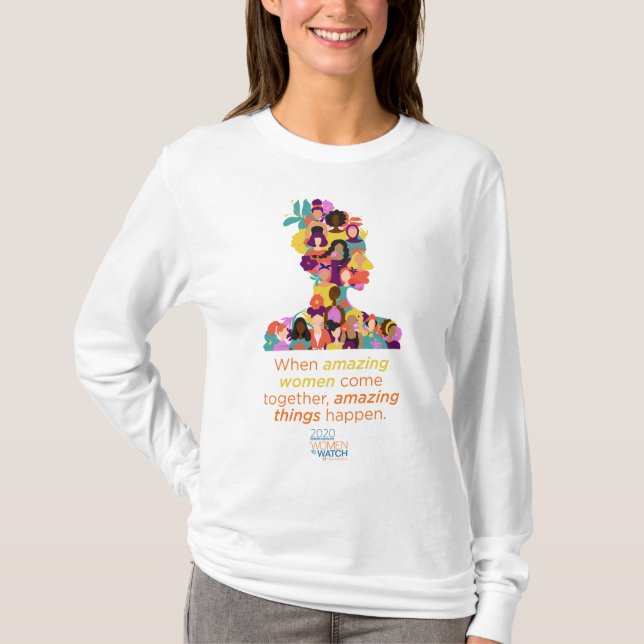 Camiseta Longa W2W - Quando Mulheres Incríveis Se  (Frente)