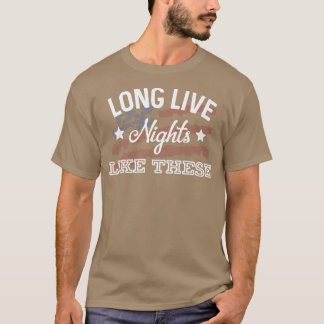 Camiseta Longas Noites Ao Vivo Como Estas Letras De Música