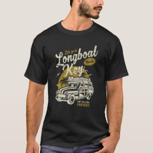 Camiseta Longboat Key FL Vintage Retro Sovenir Distante