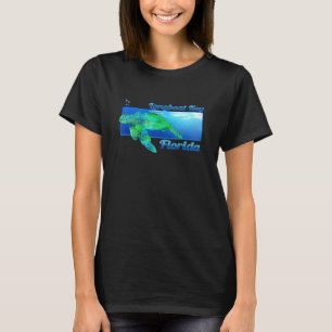 Camiseta Longboat Key Florida Natação Sea Tartaruga