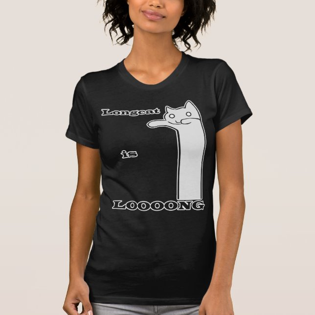Camiseta Longcat é longo (Frente)