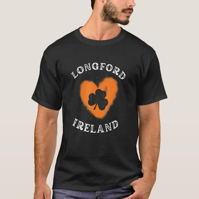 Camiseta LONGFORD Shamrock Gaelic Football and Hurling Vint (Frente)