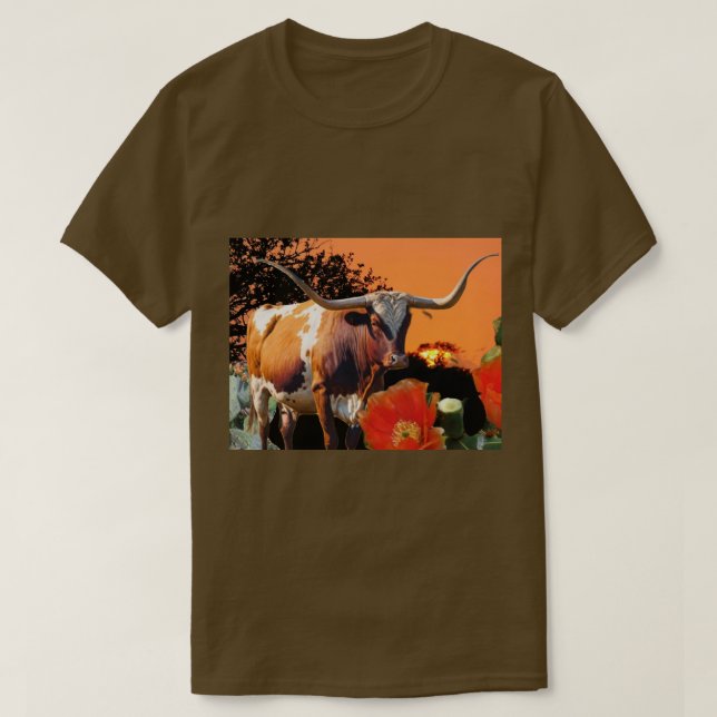 Camiseta Longhorn (Frente do Design)