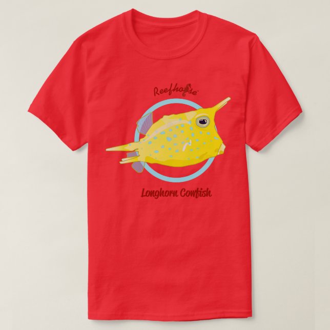 Camiseta Longhorn Cowfish (Frente do Design)