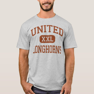 Camiseta - Longhorns - segundo grau unido - Laredo Texas