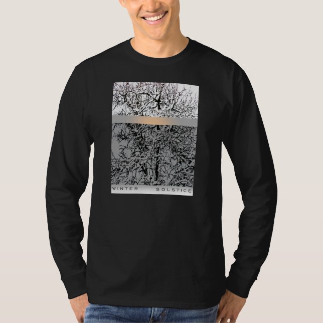 Camiseta Longo-Capa do SOLSTÍCIO de INVERNO (Frente)