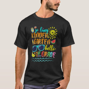 Camiseta Longo Jardim de Infância Olha Para O Tchau De 1 ru