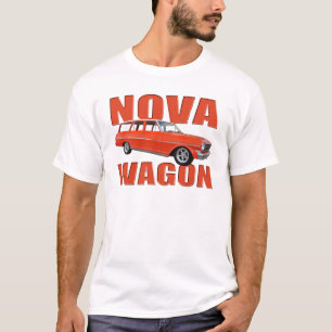 Camiseta longroof chevy vermelho do vagão da nova 1963 II