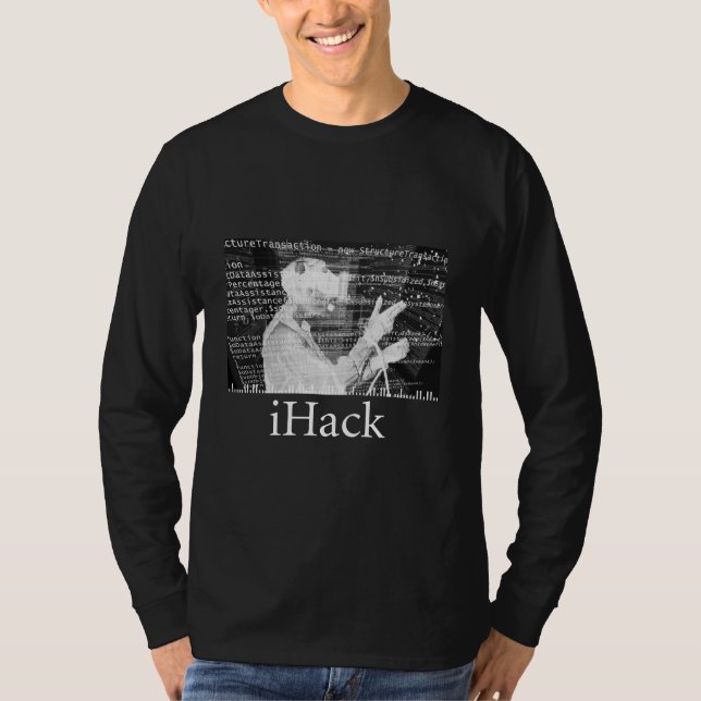 Camiseta longsleeve do ihack (Frente)