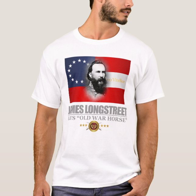 Camiseta Longstreet (patriota do sul) (Frente)