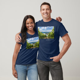 Camiseta Longuich Moselle Vineyard Panorama Alemanha