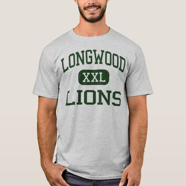 Camiseta Longwood - leões - alto - ilha média New York (Frente)