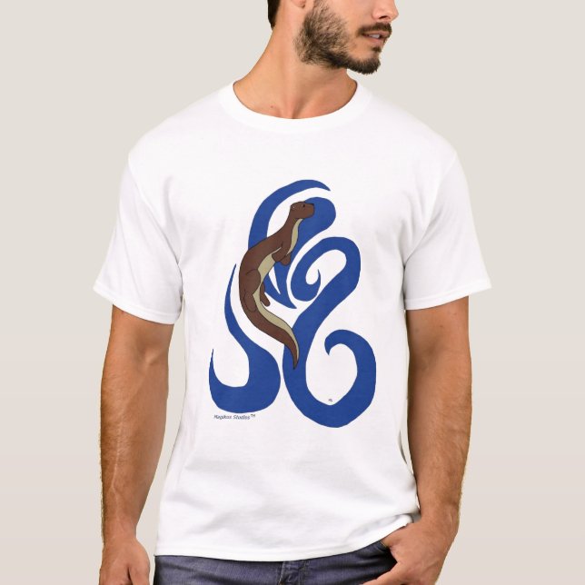 Camiseta Lontra da natação (Frente)