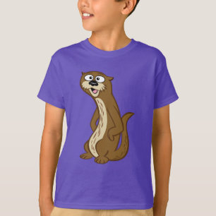 Camiseta Lontra do rick   Reggie da guarda florestal