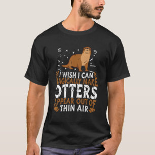 Camiseta Lontra Floresta Mágica de Roedores Marinhos