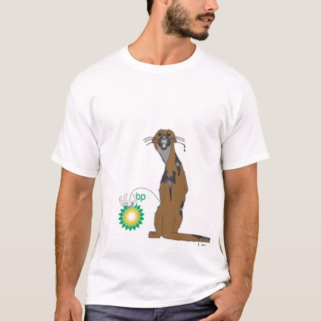 Camiseta Lontra irritada (Frente)