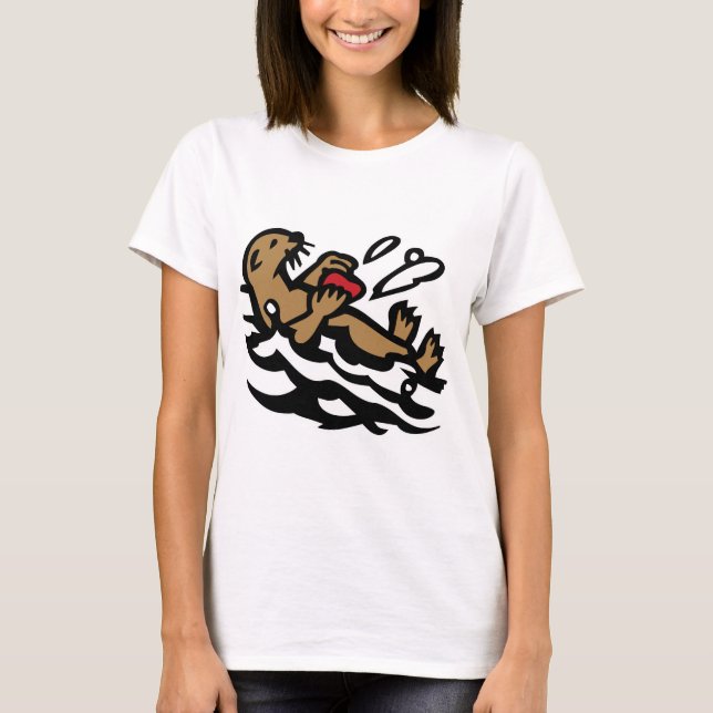 Camiseta Lontra marinha (Frente)