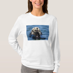 Camiseta Lontra marinha da Califórnia Enhydra lutris) se ar